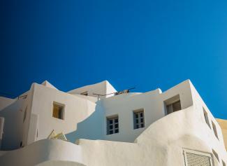Double Room with Sharing Plunge Pool and Partial Caldera View